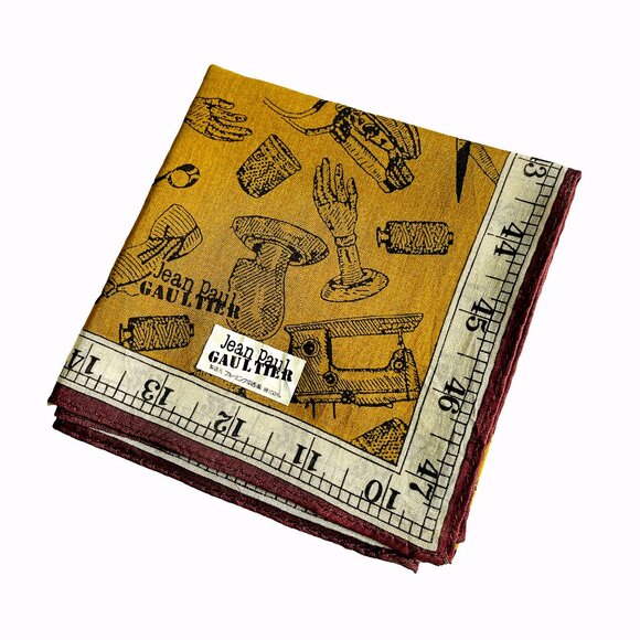 NWT Vintage Jean Paul Gaultier Couture-Inspired Designer Scarf - Picture 2 of 6